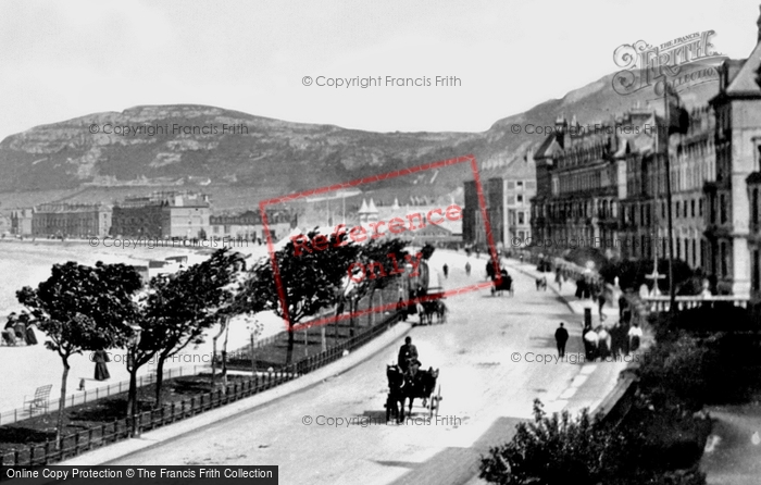 Photo of Llandudno, The Promenade 1898