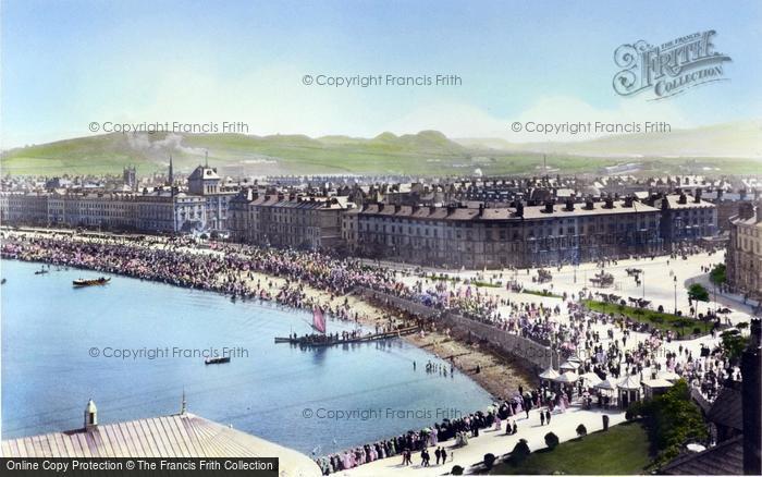 Photo of Llandudno, The Promenade And Beach 1908