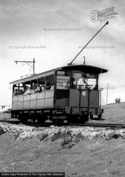 Photo of Llandudno, Train Arriving At Great Orme Summit c.1960