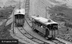 Tram Cars On Upper Tramway c.1905, Llandudno