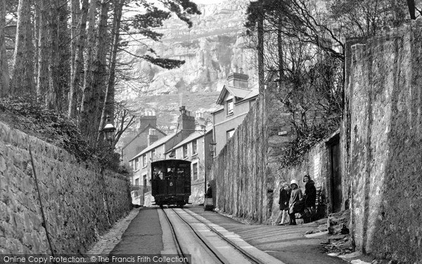 Photo of Llandudno, Tram Track c.1935