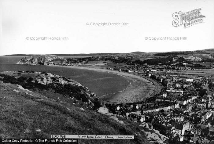 Photo of Llandudno, View From Great Orme c.1960