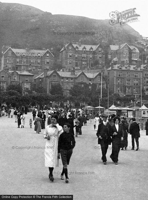Photo of Llandudno, Walking On The Parade 1913