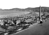 War Memorial And Promenade c.1933, Llandudno