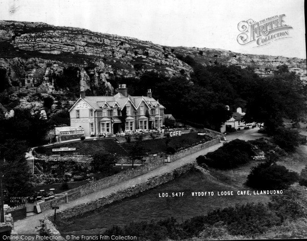 Photo of Llandudno, Wyddfyd Lodge Café c.1950