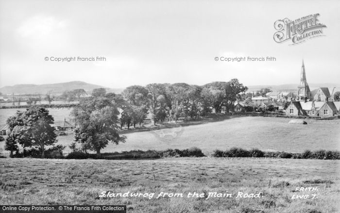Photo of Llandwrog, From The Main Road c.1955