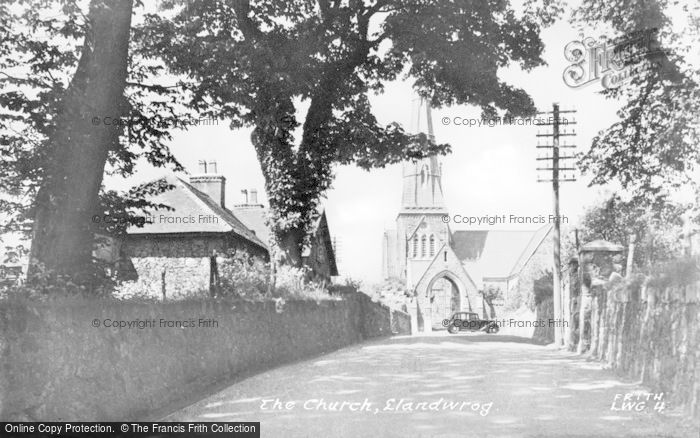 Photo of Llandwrog, The Church c.1955