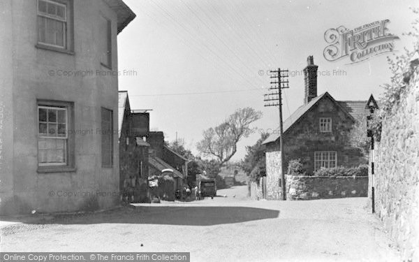 Photo of Llandwrog, The Village c.1955