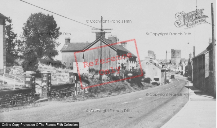 Photo of Llandybie, The Village c.1955