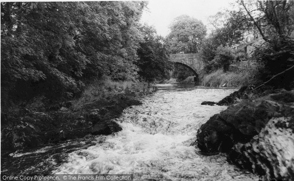 Photo of Llandysul, River Teifi And Bridge c.1960