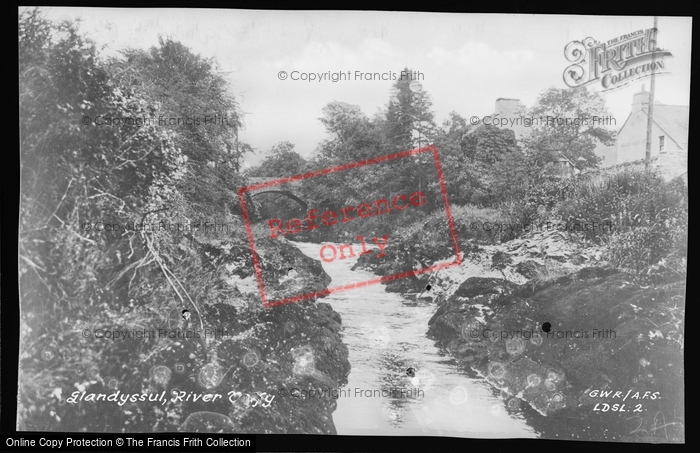 Photo of Llandysul, The River Teifi c.1955