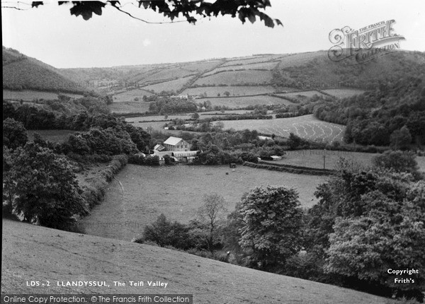 Photo of Llandysul, The Teifi Valley c.1955