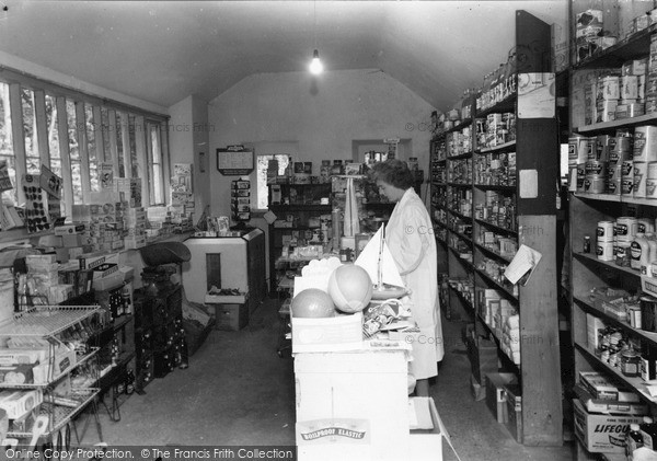 Photo of Llanedwen, The Shop, Plas Coch Caravan Site c.1955