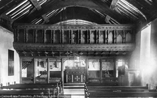 Photo of Llanegryn, Church Of St Mary And Egryn, Interior 1895