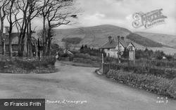 Hills And Cross Roads c.1950, Llanegryn