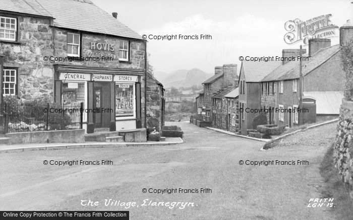 Photo of Llanegryn, Village c.1955