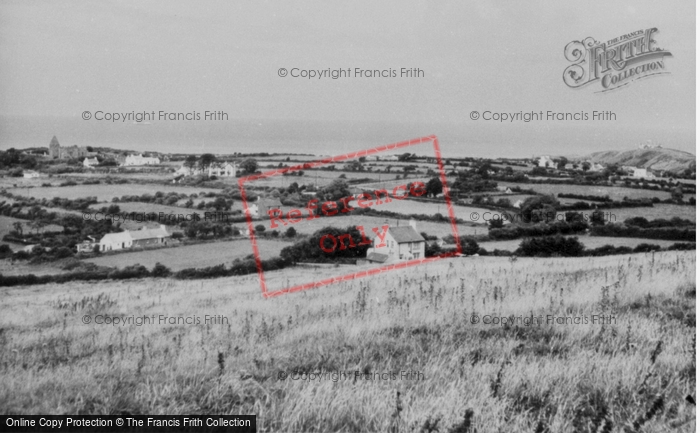 Photo of Llaneilian, From Pengorffwysfa c.1960