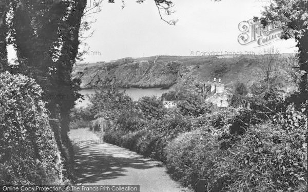 Photo of Llaneilian, The Road To Eilian Bay c.1950