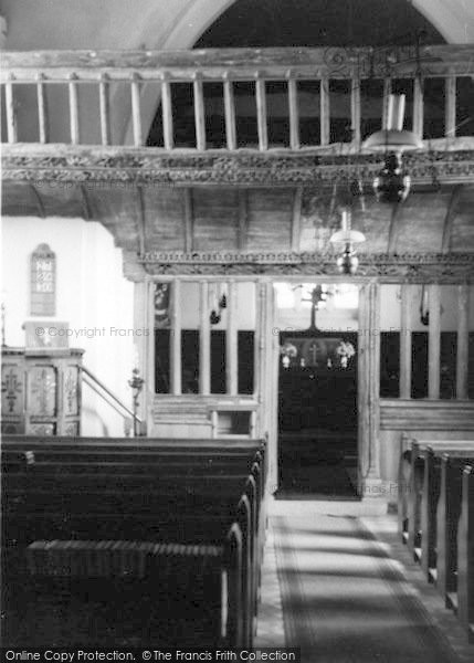 Photo of Llaneilian, The Screen, St Eilian Church c.1950