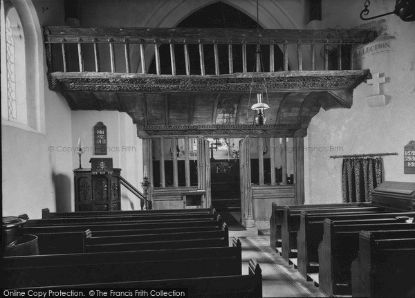 Photo of Llaneilian, The Screen, St Eilian's Church c.1950