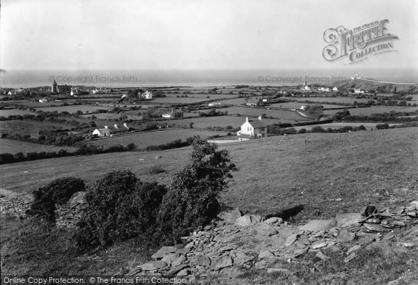 Photo of Llaneilian, View From Eilian Mountain c.1950