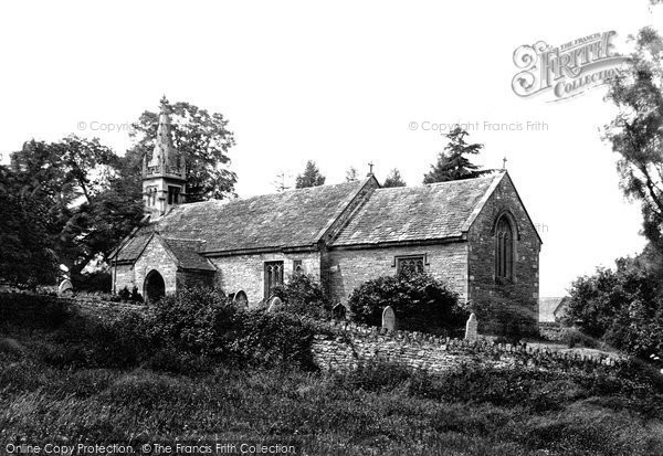 Photo of Llanellen, St Helen's Church 1898