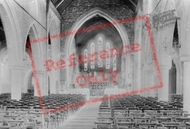 All Saints' Church, Interior 1896, Llanelli