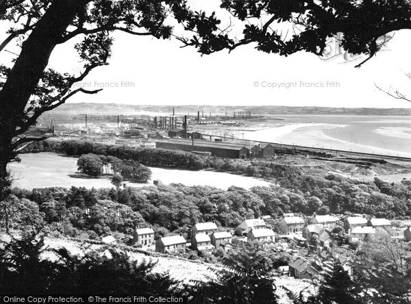 Photo of Llanelli, From Stradey Woods 1957