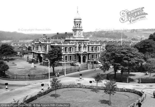 Photo of Llanelli, The Town Hall c.1960