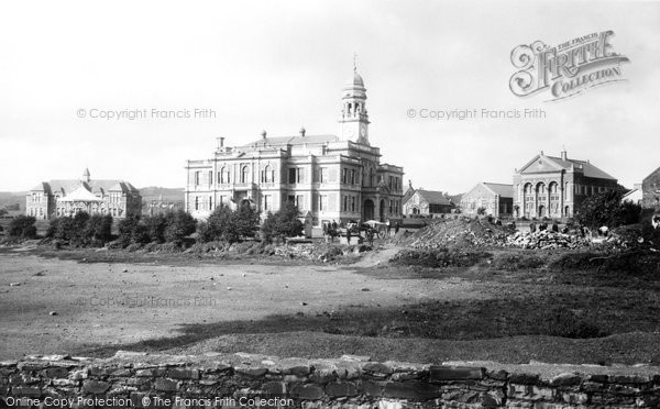 Photo of Llanelli, Town Hall 1896
