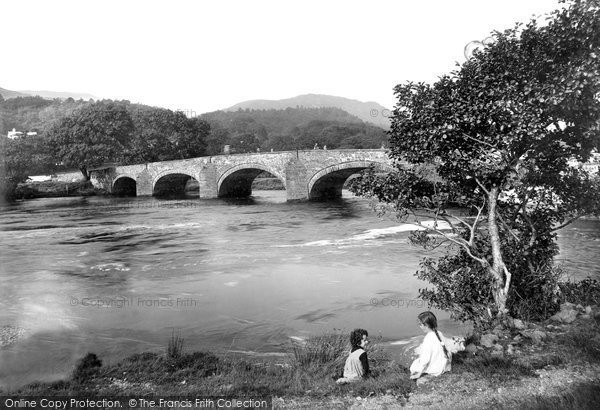Photo of Llanelltyd, Bridge Over The River Mawddach 1913