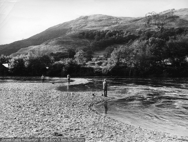 Photo of Llanelltyd, Fishing On The River Mawddach c.1960