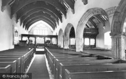 Church Interior c.1955, Llanengan