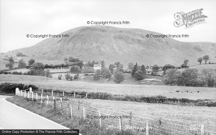 Photo of Llanerfyl, Moel Bentyrch c.1955 - Francis Frith