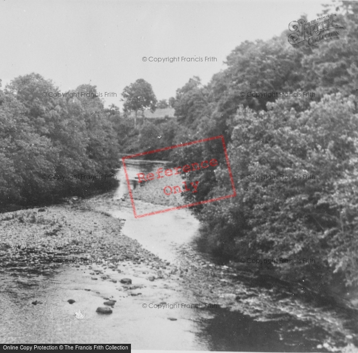 Photo of Llanerfyl, The River c.1955