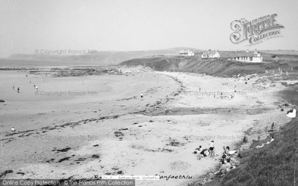 Photo of Llanfaethlu, Borthwen Beach c.1955