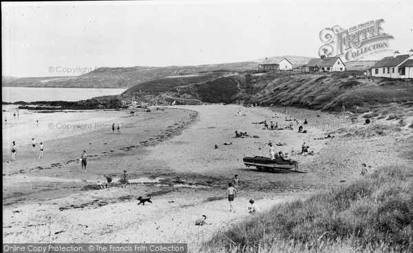 Photo of Llanfaethlu, Borthwen Beach c.1955
