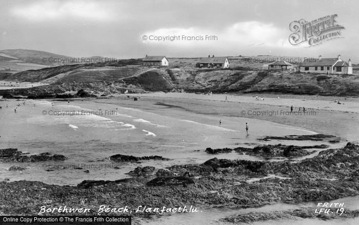 Photo of Llanfaethlu, Borthwen Beach c.1955