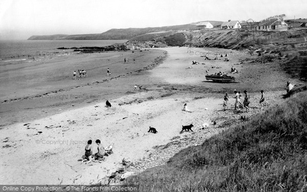 Photo of Llanfaethlu, Borthwen Beach c.1955