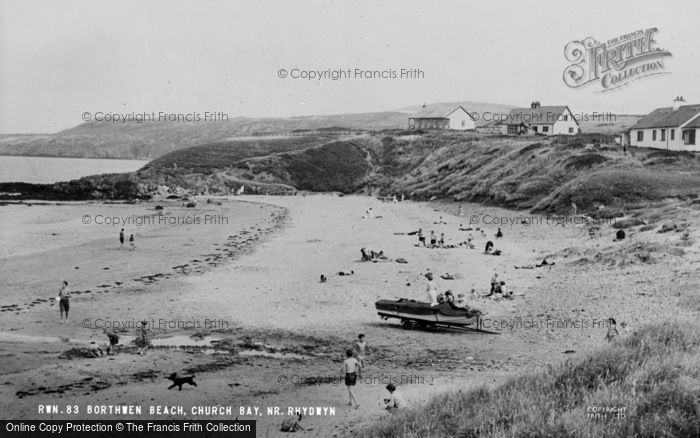Photo of Llanfaethlu, Borthwen Beach c.1960