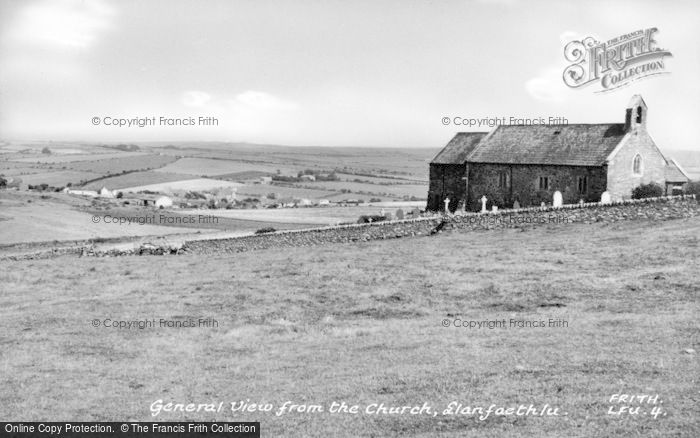 Photo of Llanfaethlu, General View From The Church c.1955