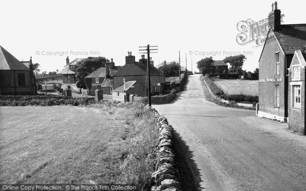 Photo of Llanfaethlu, The Village Crossroads c.1955