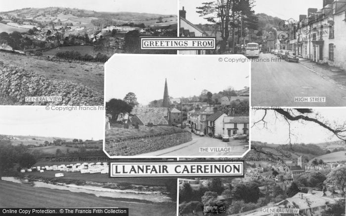 Photo of Llanfair Caereinion, Composite c.1960