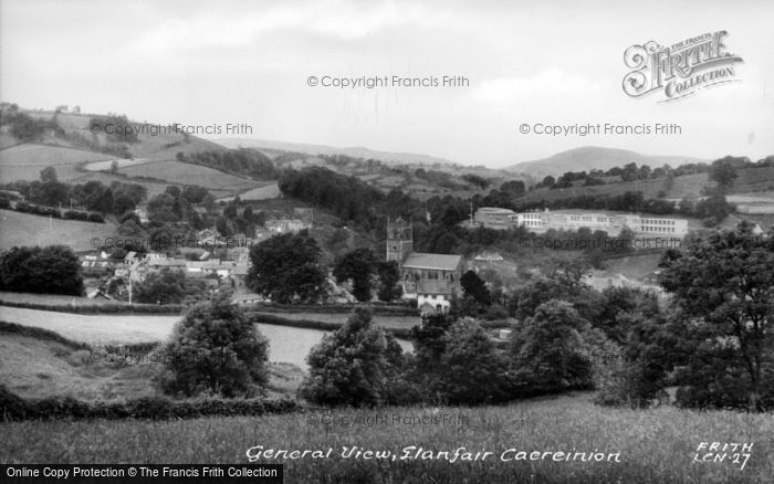 Photo of Llanfair Caereinion, General View c.1955