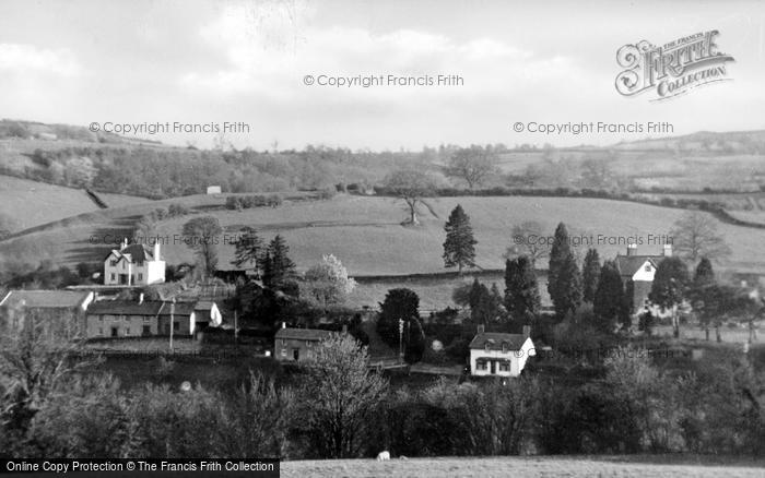 Photo of Llanfair Caereinion, High Street From Neuadd Fields c.1950