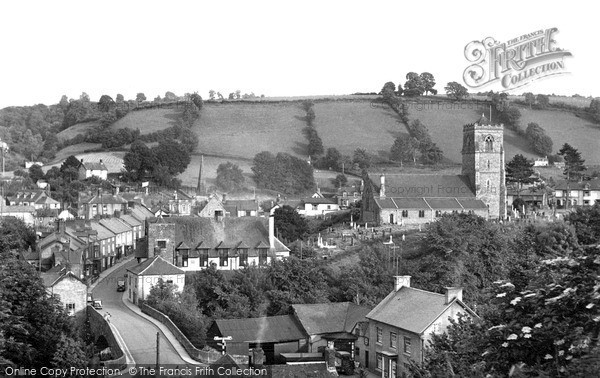 Photo of Llanfair Caereinion, The View From Neaudd Lane c.1955