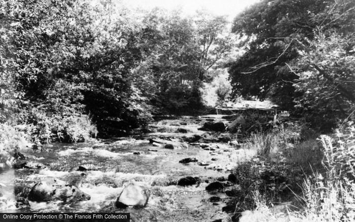 Photo of Llanfair Clydogau, River Clywedog c.1955