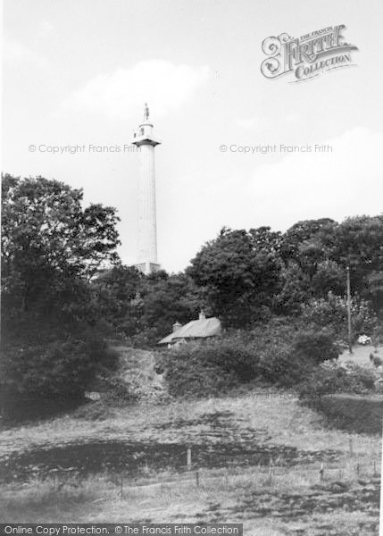 Photo of Llanfair Pwllgwyngyll, Marquis Of Anglesey Column c.1965