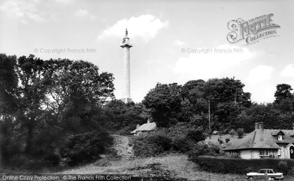 Photo of Llanfair Pwllgwyngyll, Marquis Of Anglesey Column c.1965