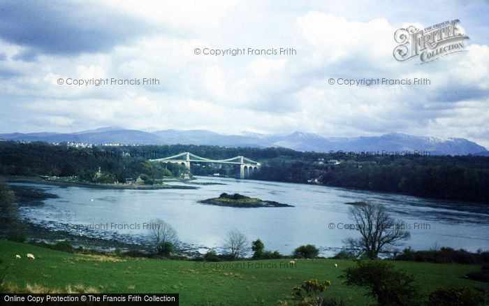 Photo of Llanfair Pwllgwyngyll, Menai Bridge From Holyhead Road 1987
